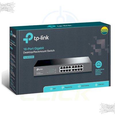 TP-Link 16 Port Gigabit Switch Metal | TL-SG1016D