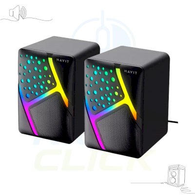 Havit SK763 LED light Computer Speaker