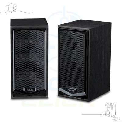 Havit HV-SK518 usb powered 2.0 wood speaker black