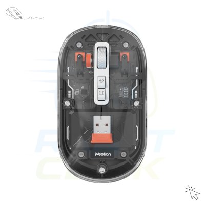 Meetion Wireless Dual Mode Transparent Mouse BTM005