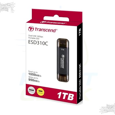 Transcend SSD USB-C & A ,1TB, ESD310