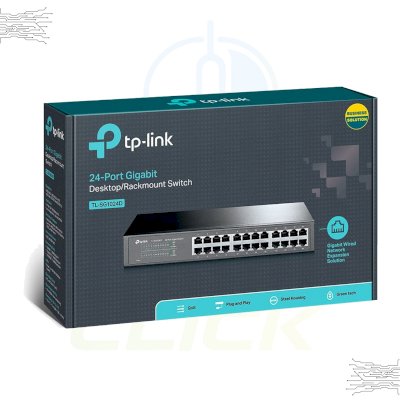 TP-Link Switch 24 Port Gigabit, Rackmountable | SG1024D