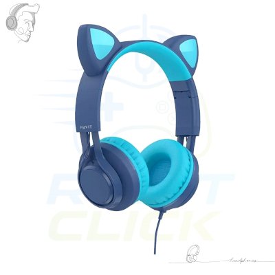 HAVIT H225D WIRED HEADPHONE BLUE