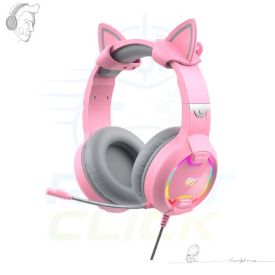 Havit H2233D Gaming Headset Pink