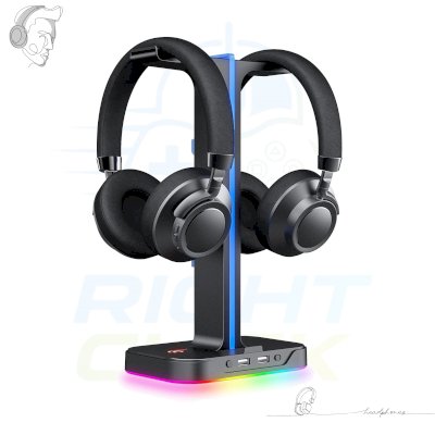Havit GameNote TH650 RGB Dual Headset Stand With 2 USB port