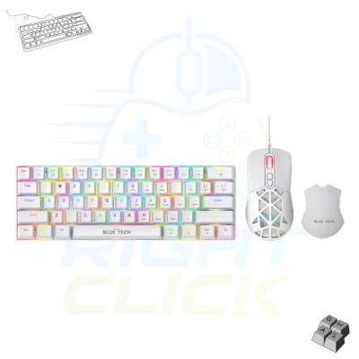 Blue Tech KB418 RGB Mechanical Keyboard And Mouse Combo Red switch