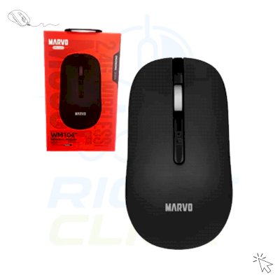 Marvo WM104 Black Wireless Mouse